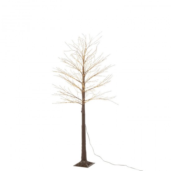 J Line Arbre 2000 Led Plastique Marron Medium L50xB50xH180 cm Jline 56868 by Jolipa 56868.