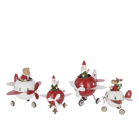 J-line 56872 Jolipa JLine figurines pere noel ou bonhomme de neige.