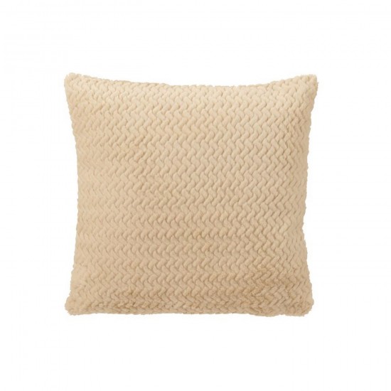 J Line Coussin Polyester Beige L45xB45xH15 cm Jline 56905 by Jolipa 56905.