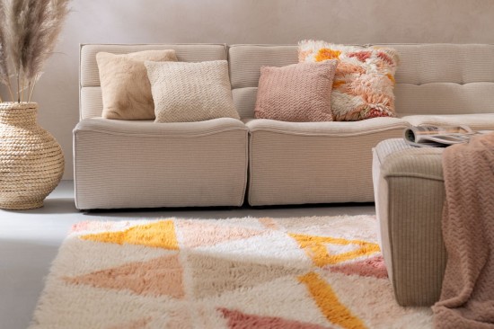 Jolipa Coussin Polyester Camel.