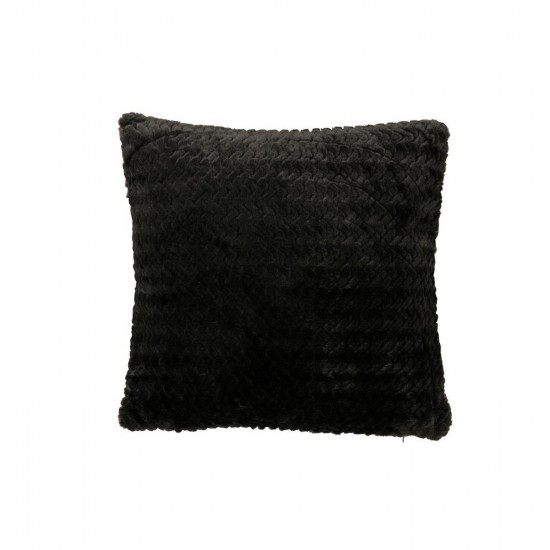 J Line Coussin Polyester Noir L45xB45xH15 cm Jline 56913 by Jolipa 56913.