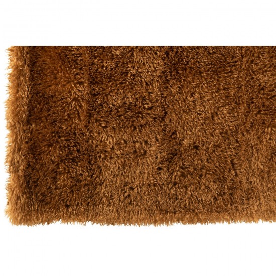 Jolipa Couverture Moutie Polyester Marron.
