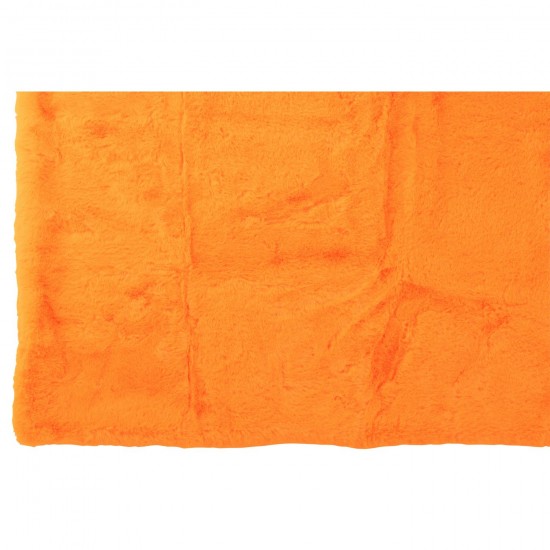 J-Line J Line Jolipa Couverture Cutie Polyester Orange Fluo.