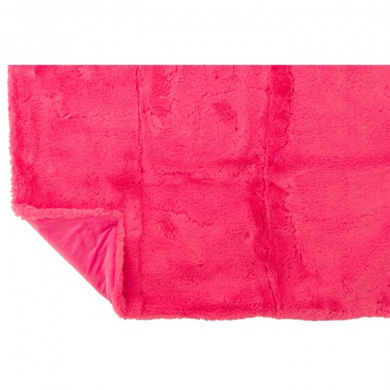 Jolipa Couverture Cutie Polyester Rose Fluo.