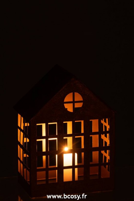 J-Line lanternes photophores Jolipa Jline Bougeoir Maison Delta Fer Or