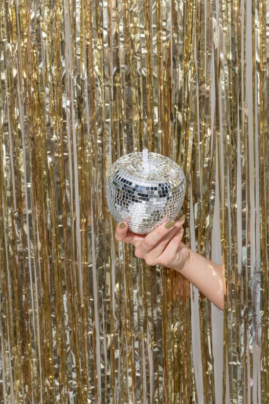 Jolipa Pomme Miroir Mousse Argenté Small.