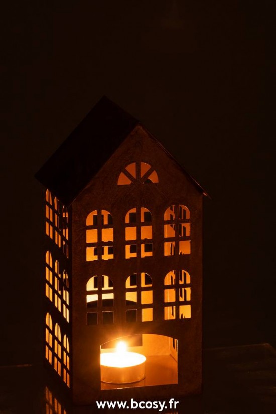 J-Line lanternes photophores Jolipa Jline Bougeoir Maison Kappa Fer Or