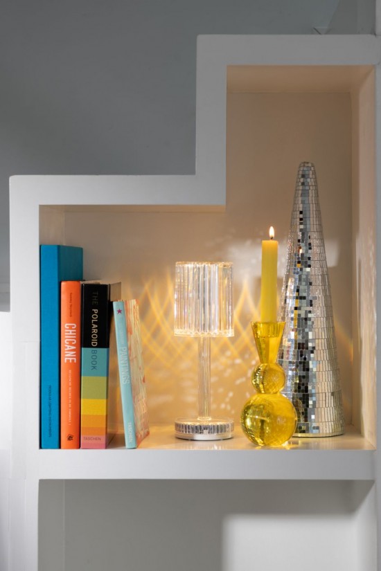 J-Line Lámpara Regulable Poliestireno Transparente.