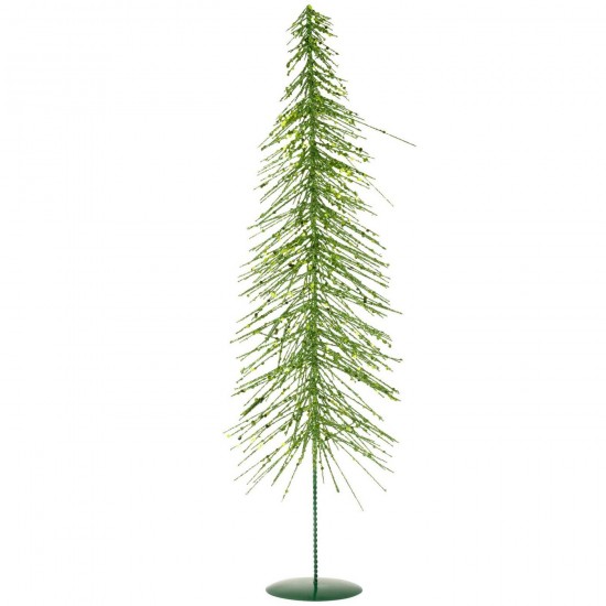 J Line Sapin De Noël Paillettes Plastique Vert Foncé Large L18xB18xH58 cm Jline 57193 by Jolipa 57193.