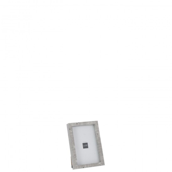 J Line Cadre Photo Rectangle 10X15Cm Mdf Gris Clair L17xB3xH12 cm Jline 57268 by Jolipa 57268.