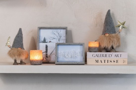 Jolipa Cadre Photo Rectangle 20X25Cm Mdf Gris Clair.