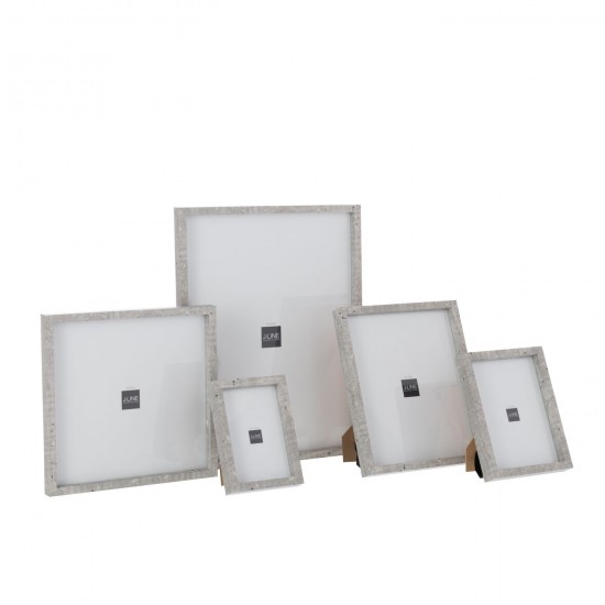 J-Line J Line Cadre photo simple Cadres photo simple Jolipa Cadre Photo Rectangle 30X40Cm Mdf Gris Clair.