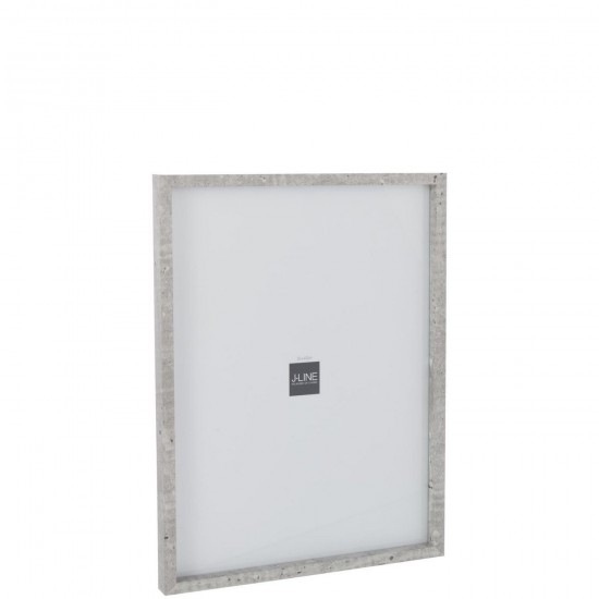 J Line Cadre Photo Rectangle 30X40Cm Mdf Gris Clair L42xB3xH32 cm Jline 57272 by Jolipa 57272.