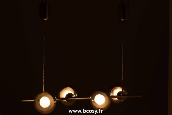 J Line Lampe Suspendu Yuks 4 Lampesn Acier Or 156H Jline 5734 by Jolipa 5734