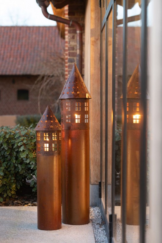 Jolipa Candeliere Stella Ferro Ruggine.