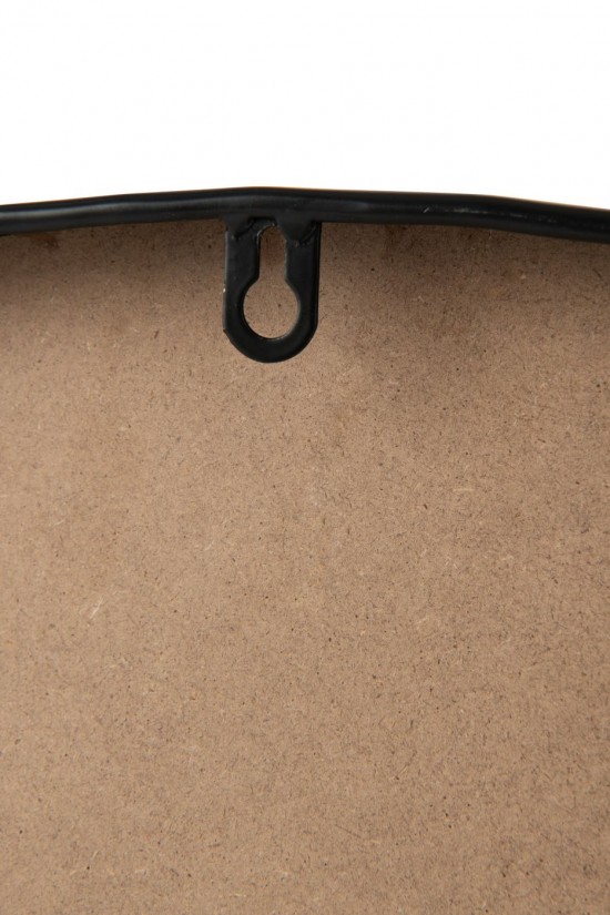 Jolipa Horloge Murale Mdf Marron Noir Large.