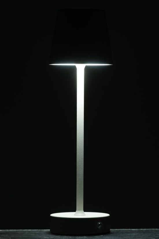 Jolipa Lampe Goa Métal Taupe.