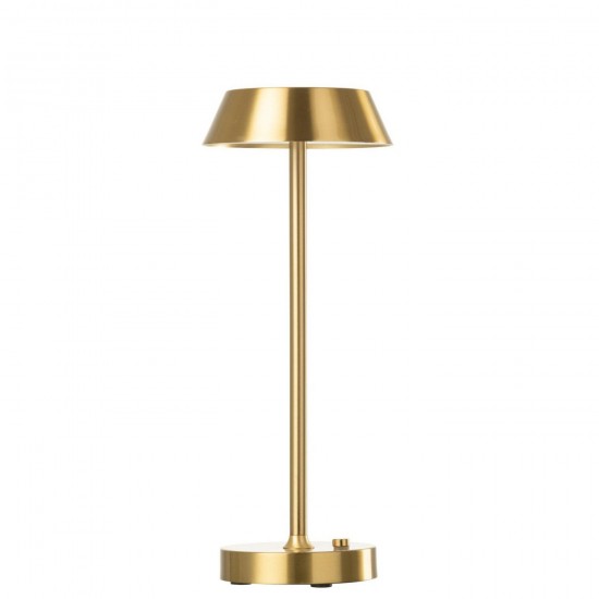 J Line Lampe Noé Métal Doré L12xB12xH32 cm Jline 57421 by Jolipa 57421.