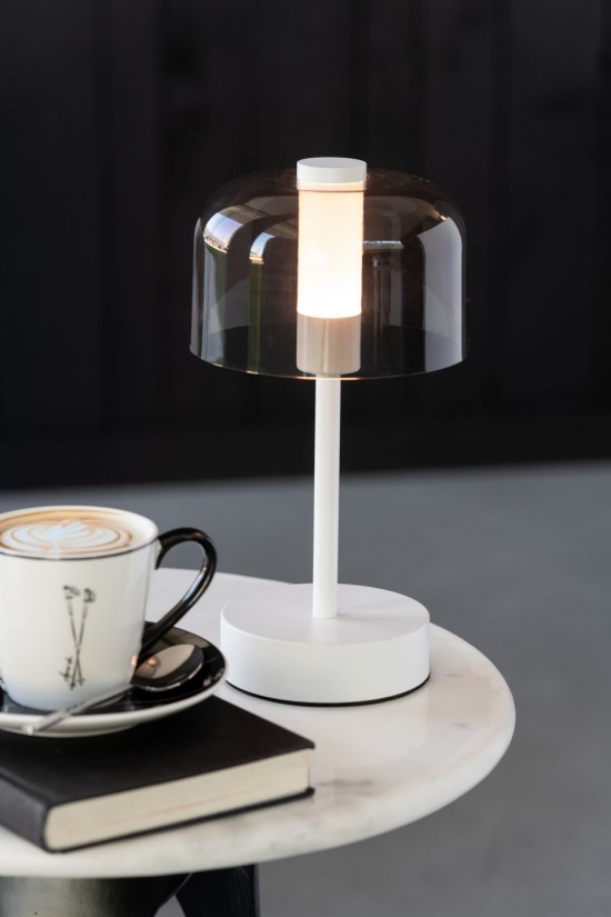 J-Line Lámpara Woa Metal Blanco.