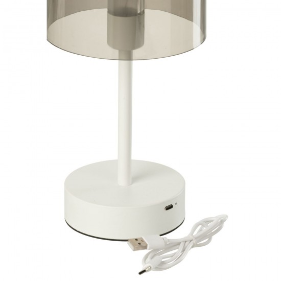 J-Line Éclairage Armatures Luminaires D'intérieur Pieds De Lampe Avec Abat Jour Lampes De Table 57422.