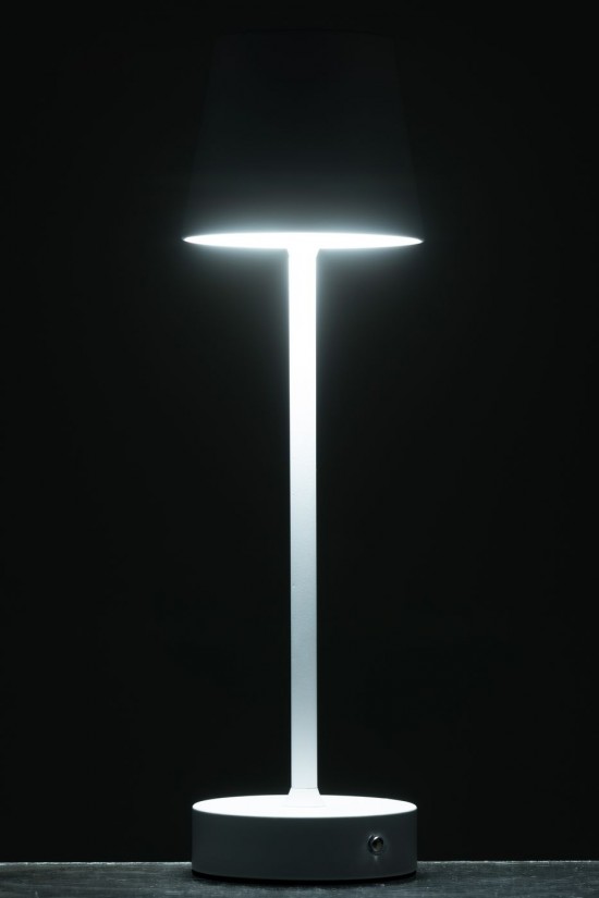 Jolipa Lampe Goa Métal Blanc.