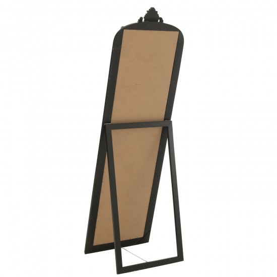 J-Line J Line miroirs sur pied Jolipa Miroir Sur Pied Emi Bois Noir.