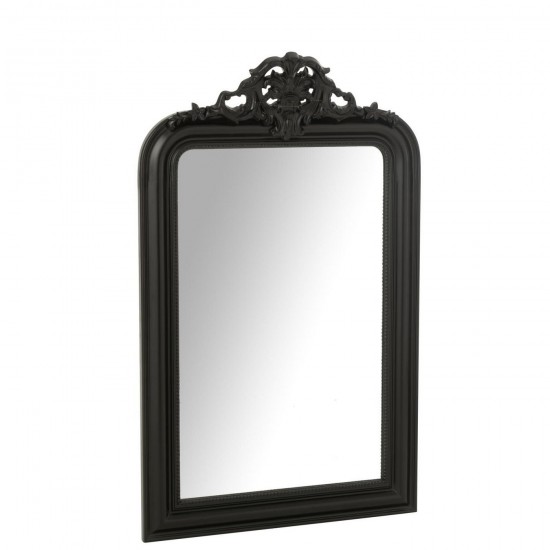 J Line Miroir Mural Ema Bois Noir L87xB144xH11 cm Jline 57466 by Jolipa 57466.