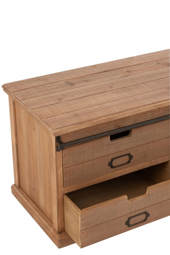 J-Line Mobile Porta Tv Sia Mdf Naturale.