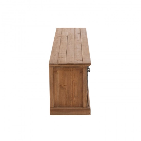 J-Line J Line Meuble TV Meubles TV Jolipa Meuble Tv Mia Bois De Sapin Naturel.