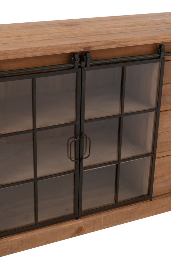 J-Line J Line armoires Meuble Lia Mdf Naturel.