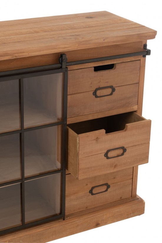 J-Line Muebles Lia Mdf Natural.