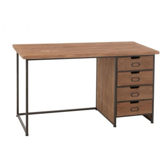 J Line Bureau Moa Mdf Naturel L140xB60xH77 cm Jline 57490 by Jolipa 57490.