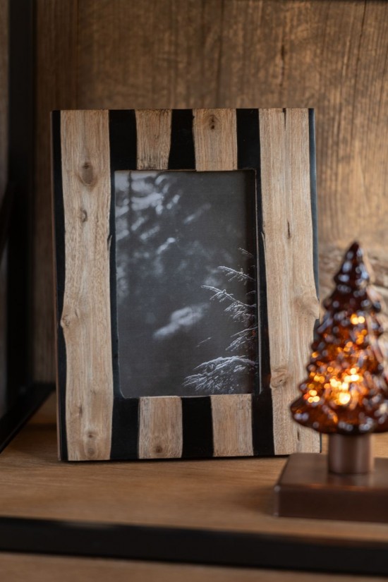 Jolipa Cadre Photo Mdf Noir Doré Small.