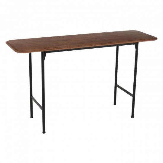 J Line Console Neo Caoutchouc Naturel Noir L140xB45xH80 cm Jline 57497 by Jolipa 57497.