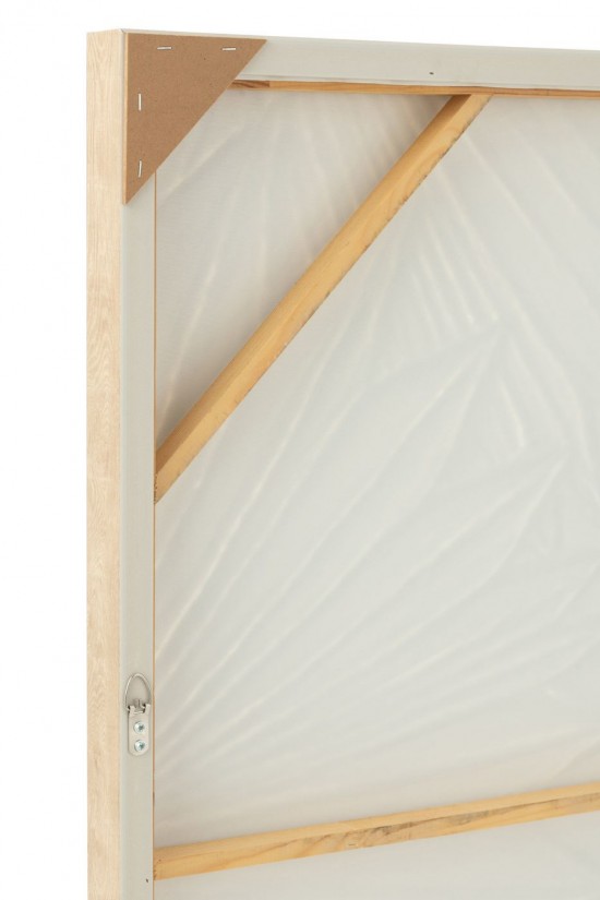 J-Line J Line etagere bois naturel tableaux peintures Jolipa Tableau Koy Bois De Pin Blanc.