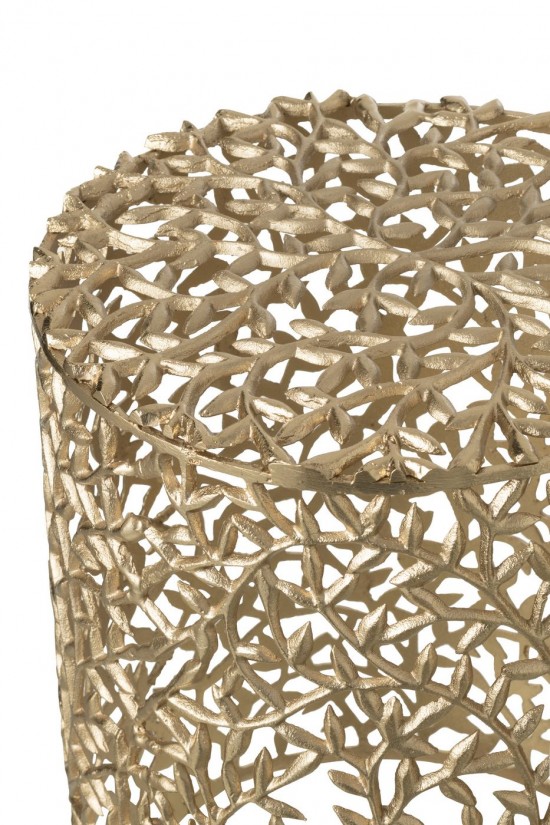 Jolipa S 2 Table D Appoint Aluminium Doré.