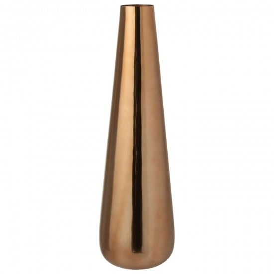 J Line Vase Aluminium Doré Large L17xB17xH60 cm Jline 57631 by Jolipa 57631.