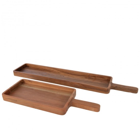 J-Line J Line planches à découper Jolipa Planche À Découper Rectangle Bois D Acacia Naturel Large.