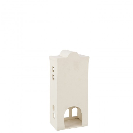 Jolipa Photophore Aluminium Blanc.