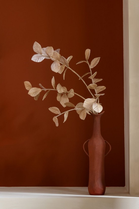 Jolipa Vase Aluminium Terracotta Large.