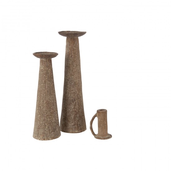 J-Line J Line Porte bougies Porte bougies Jolipa Chandelier Aluminium Marron Large.