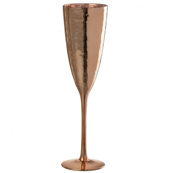 J Line Verre À Champagne Miroir Verre Cuivre L7xB7xH26 cm Jline 58342 by Jolipa 58342 Prix par pièce.