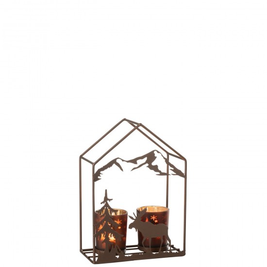 J-line 58382 Jolipa JLine support bougie photophore plusieurs bougies.