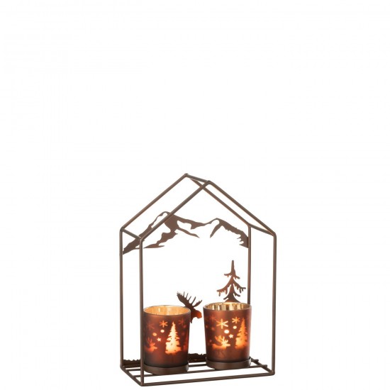 J-line 58382 Jolipa JLine support bougie photophore plusieurs bougies.