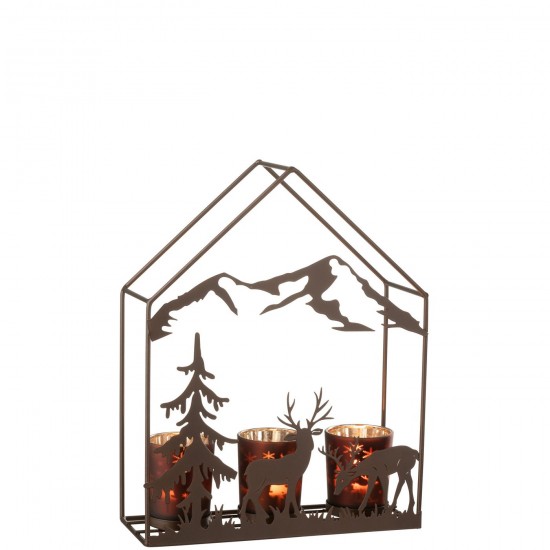 J-line 58383 Jolipa JLine support bougie photophore plusieurs bougies.