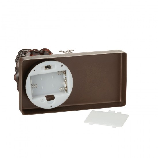 Jolipa Arbre Led Hiver Fer Rouille Marron.