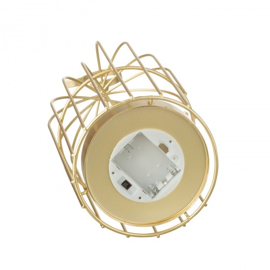Jolipa Oiseau Led Cage Fer Doré.