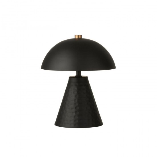 J Line Lampe De Table Champignon Fer Noir L15xB15xH19 cm Jline 58419 by Jolipa 58419.
