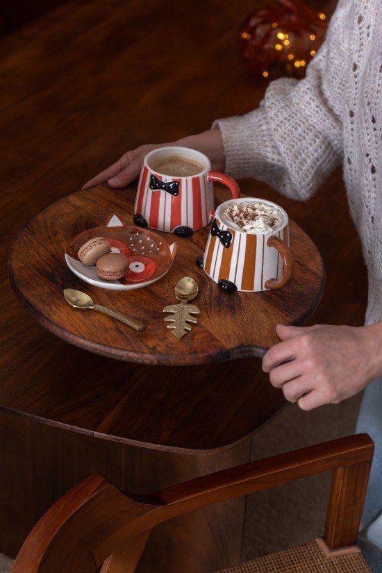 Jolipa Boite De 4 Cuillère Feuilles Acier Inoxydable Doré.