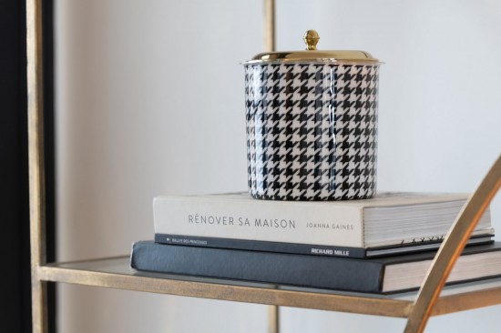 Jolipa Seau À Glace Pied De Poule Acier Inoxydable Doré.